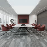 Clark 中背辦公室皮革大班椅會議椅